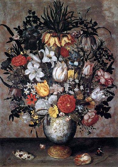 Ambrosius Bosschaert Flowers in a Chinese Vase Germany oil painting art
